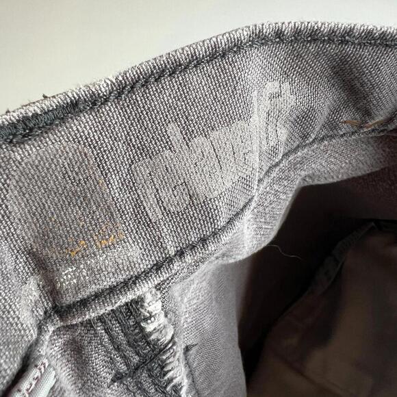 Vintage Carhartt Double Knee Work Pants Gray Distressed Paint Stains Rip W30 L28 - Picture 11 of 15